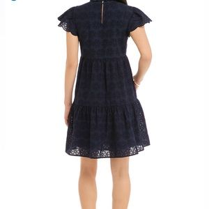 Navy blue mini dress